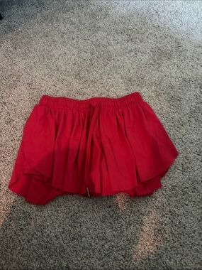 Women's Athletic Skort in Red